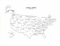 United State Map, Clayton County 1975